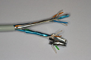 Cat6 Kabel von Joke-Systems Güssing, aufgeschnitten